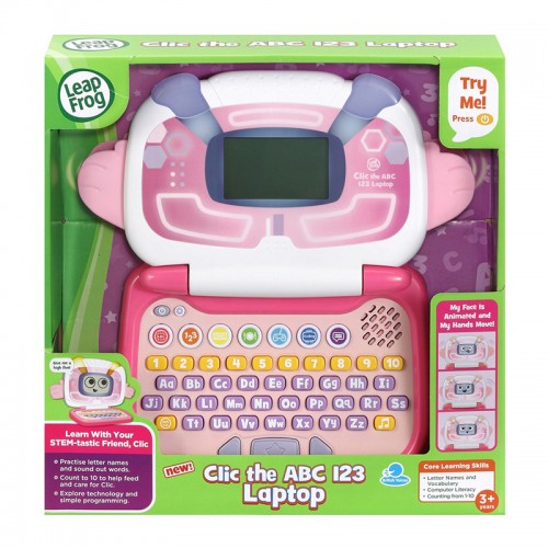 LeapFrog Clic the ABC 123 Laptop | Character Robot Laptop